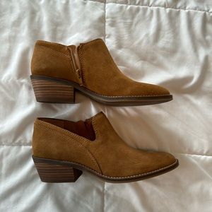 Brand New Lucky Brand Suede Booties-No Box